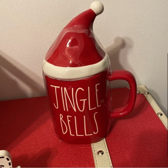 Sale 3 for $38 ❤️ NWT Rae Dunn Jingle Bells topper mug - Picture 2 of 6